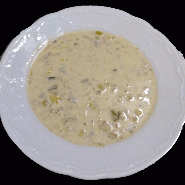 Käselauchsuppe